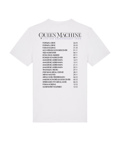 40 Years Of Live Aid, White T-shirt