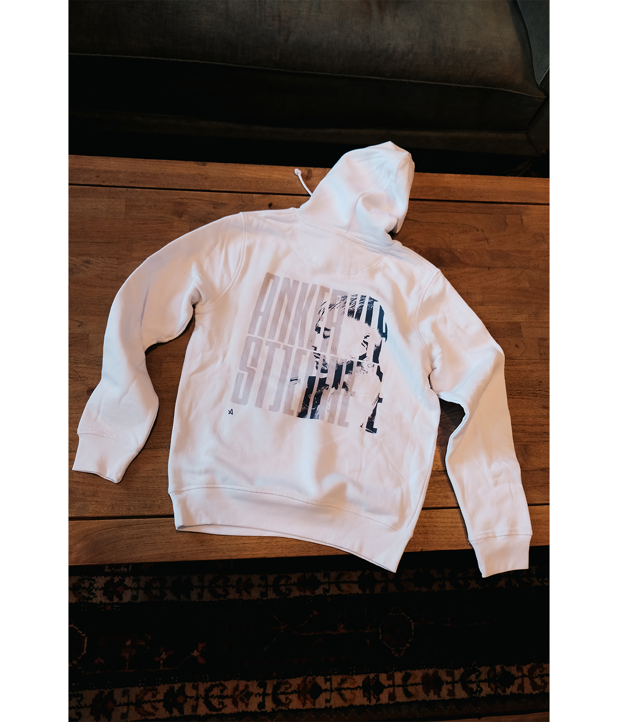 Ankerstjerne grå/blå, Hoodie