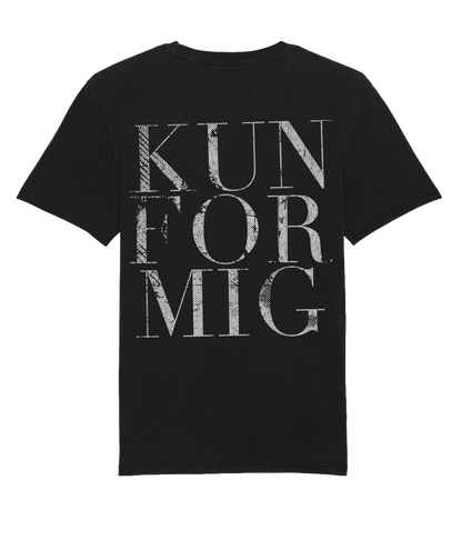 Kun For Mig - Acid Washed Regular fit, BLACK T-shirt