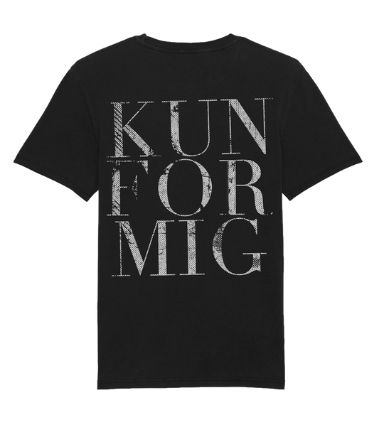 Kun For Mig - Acid Washed Regular fit, BLACK T-shirt
