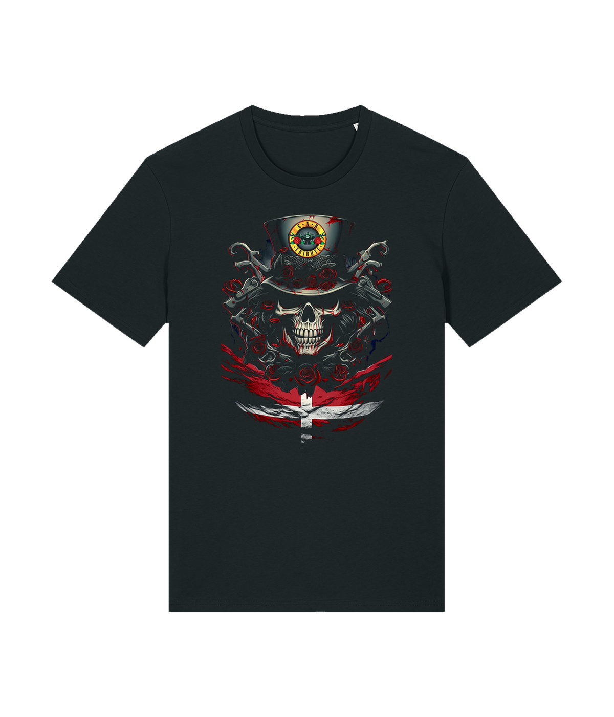 Slash Hat, Black T-shirt