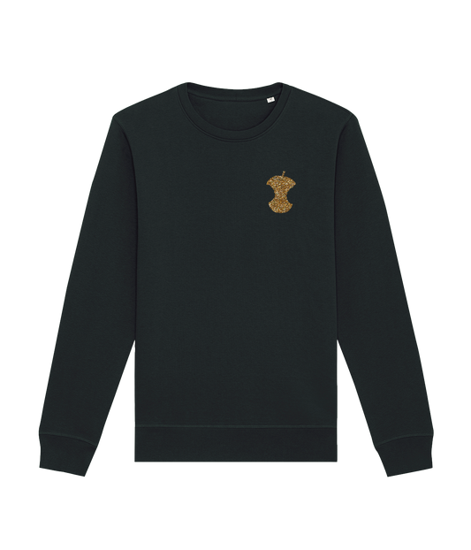Æbleskrog, Sort Unisex Sweatshirt