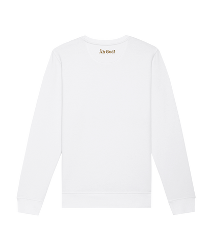 Æbleskrog, Hvid Unisex Sweatshirt