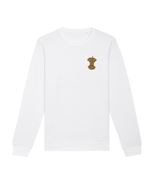 Æbleskrog, Hvid Unisex Sweatshirt