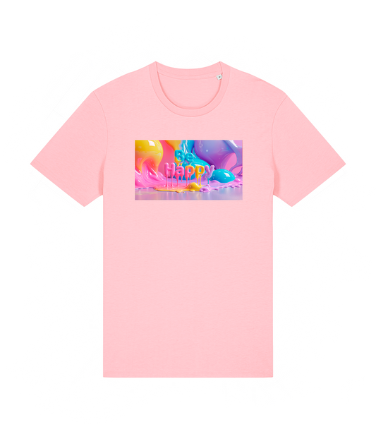 Be Happy, Pink T-shirt