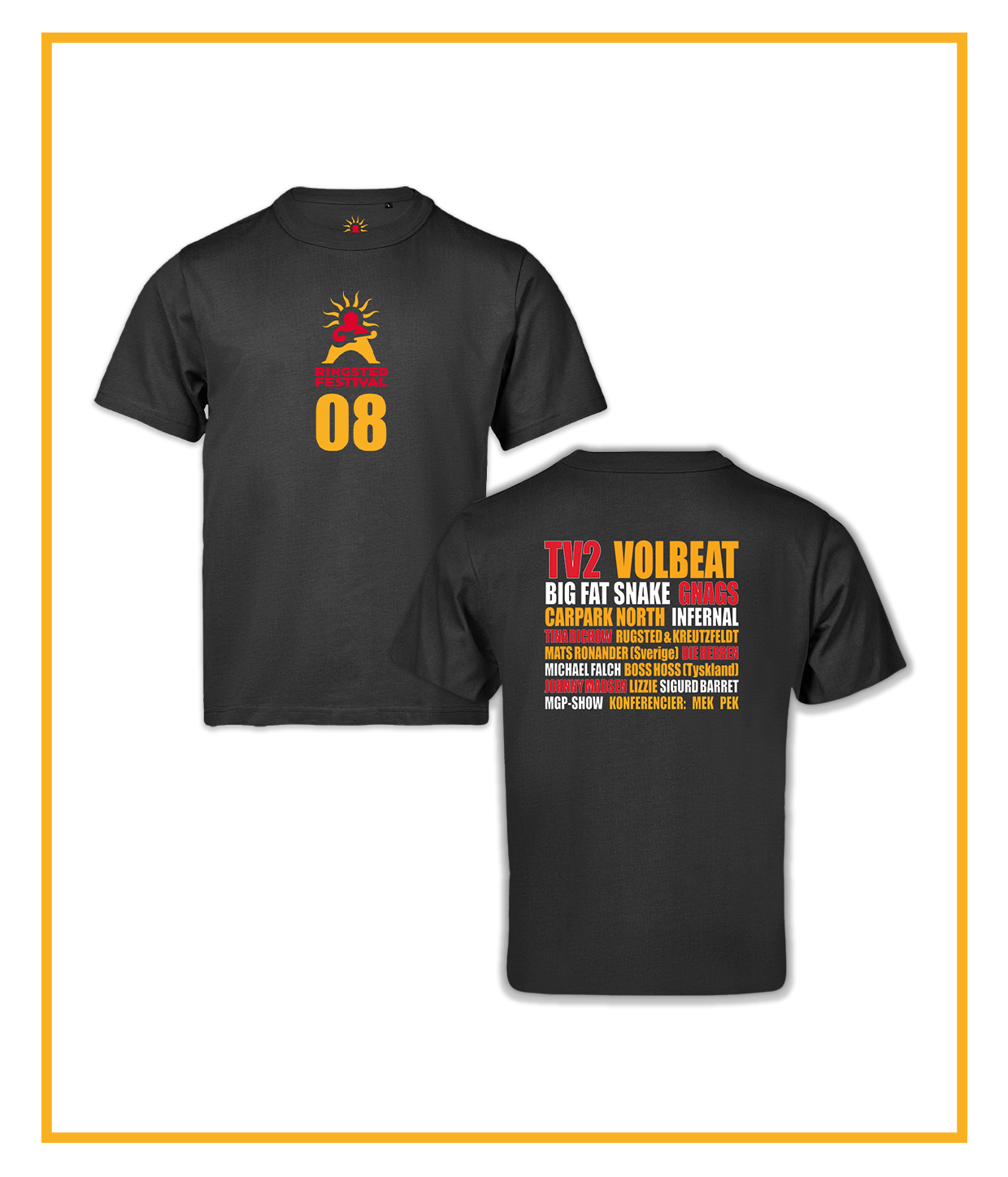 Ringsted 20 års Jubilæum - Årets T-shirt 2008