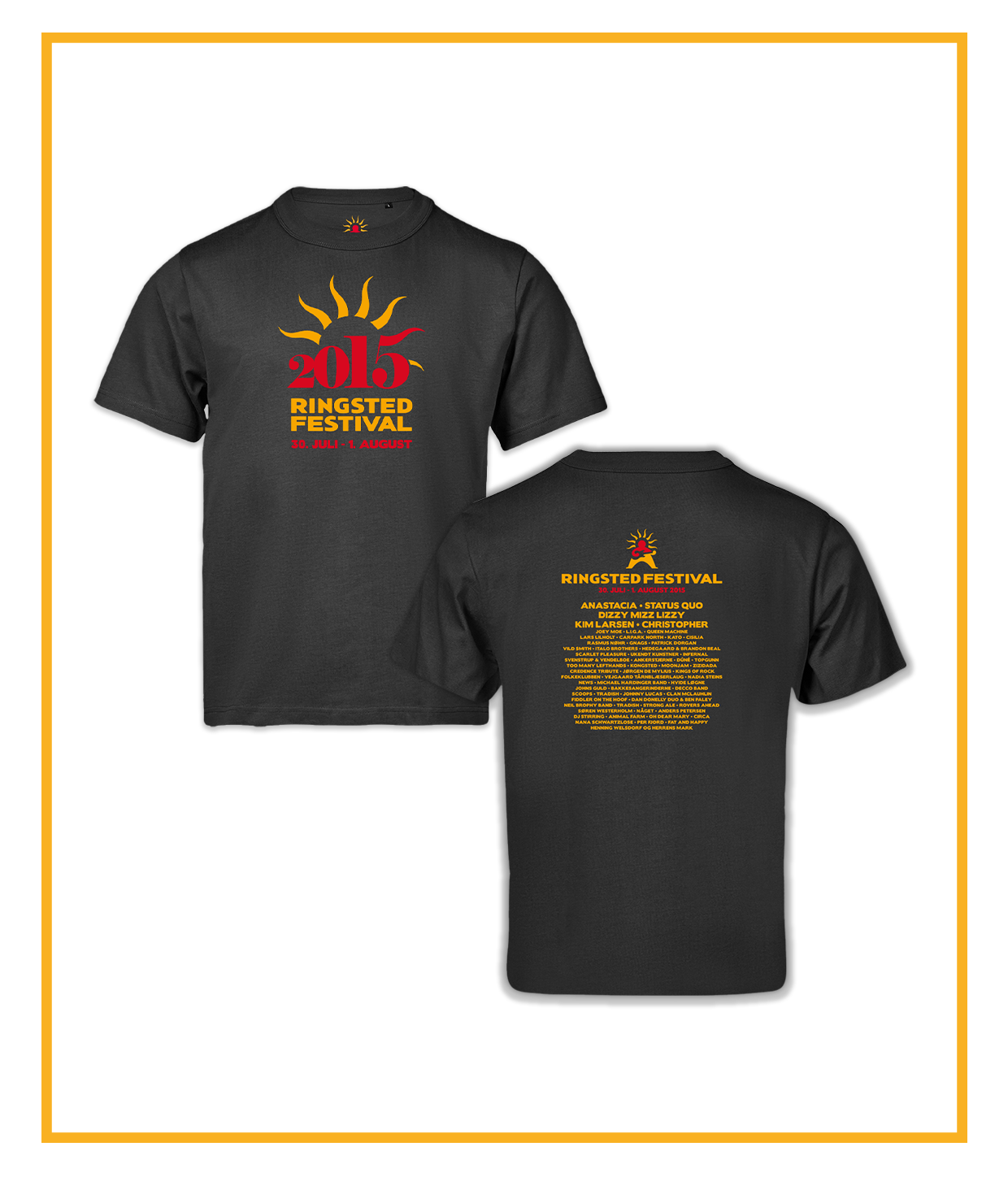 Ringsted 20 års Jubilæum - Årets T-shirt 2015