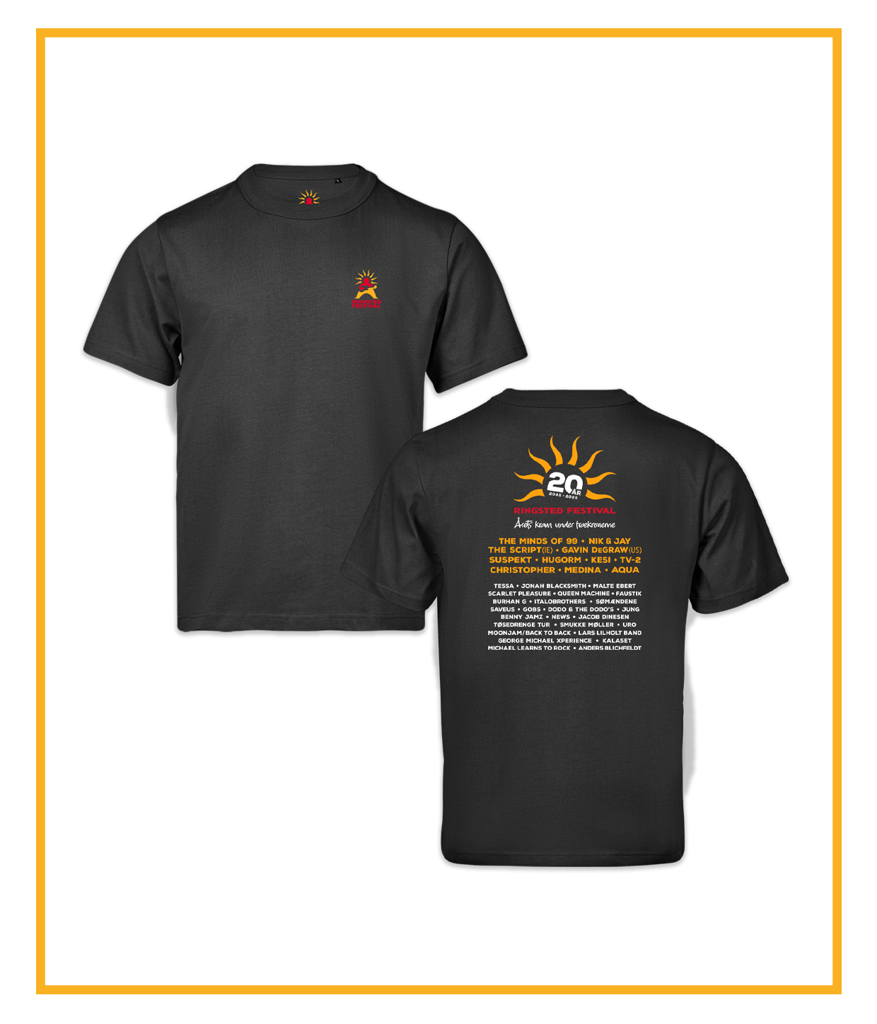Ringsted 20 års Jubilæum - Årets T-shirt 2025