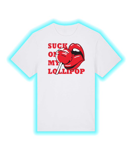 Suck On My Lollipop, Hvid T-shirt