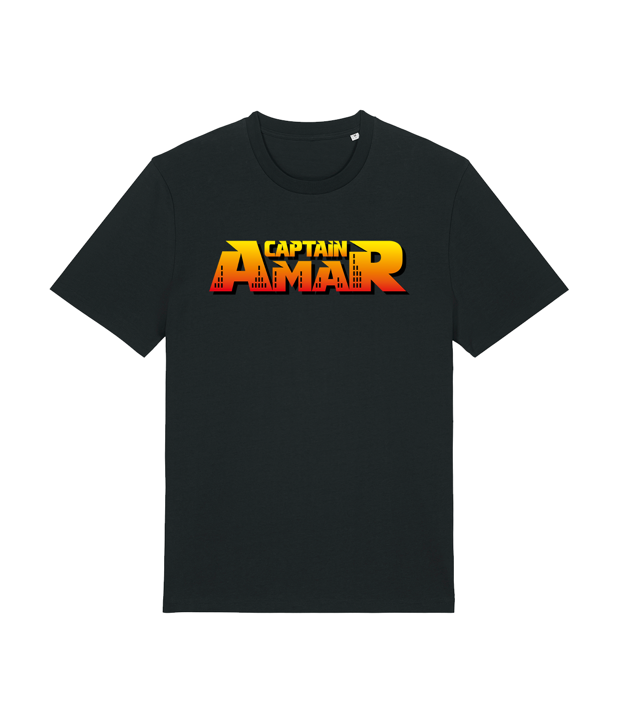 Captain Amar, Sort T-shirt