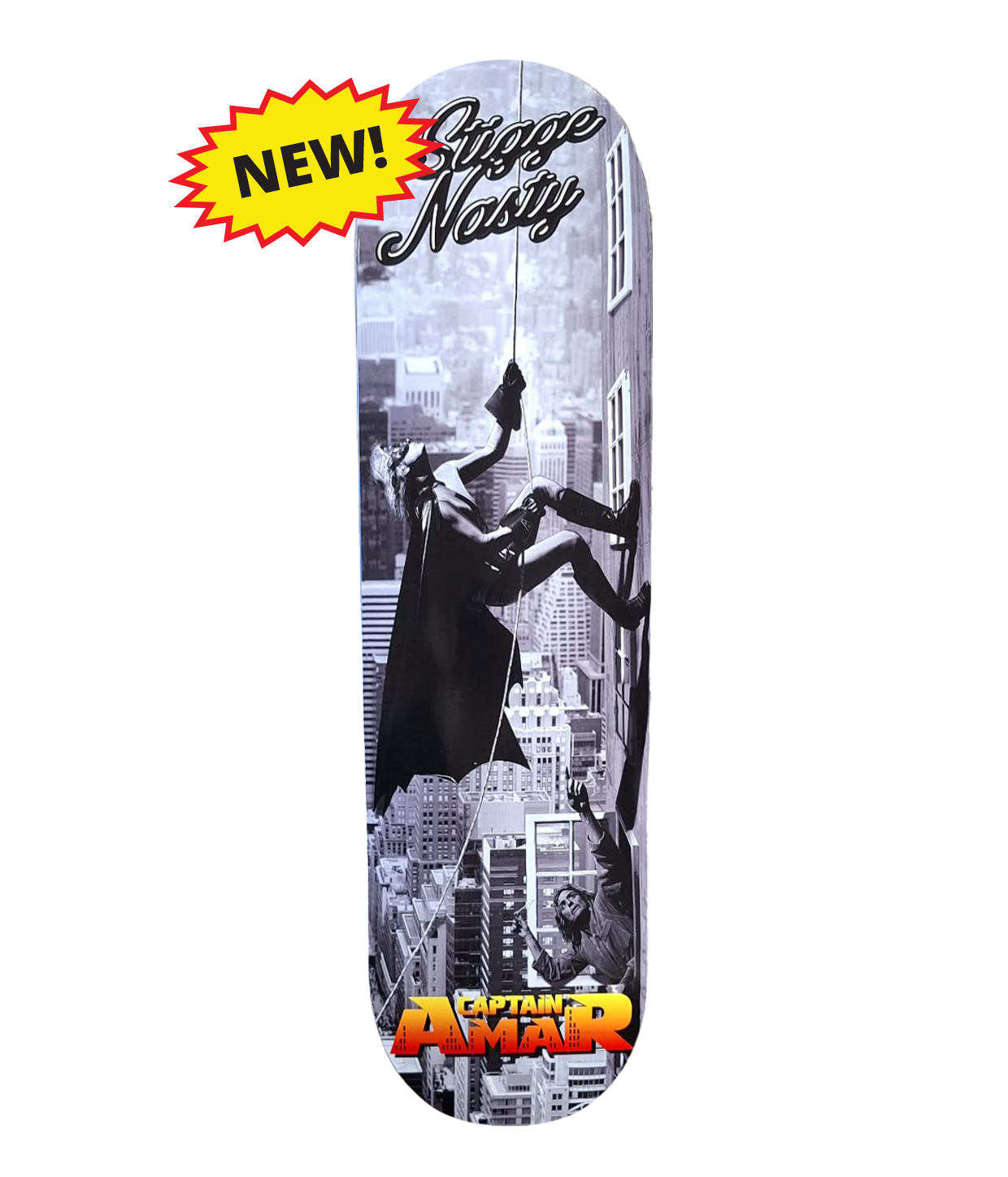 Captain Amar Skateboard, Deck