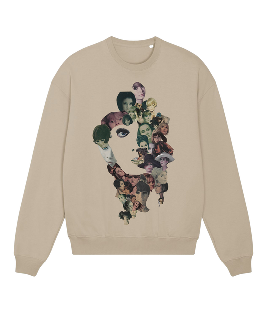 Honeyburst 'Classic Girl Collage', Long Sleeve Sweatshirt