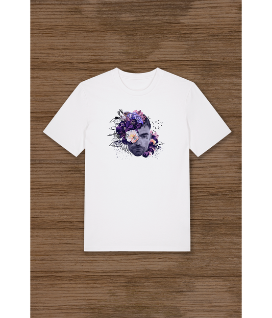 Collage, T-shirt, Hvid