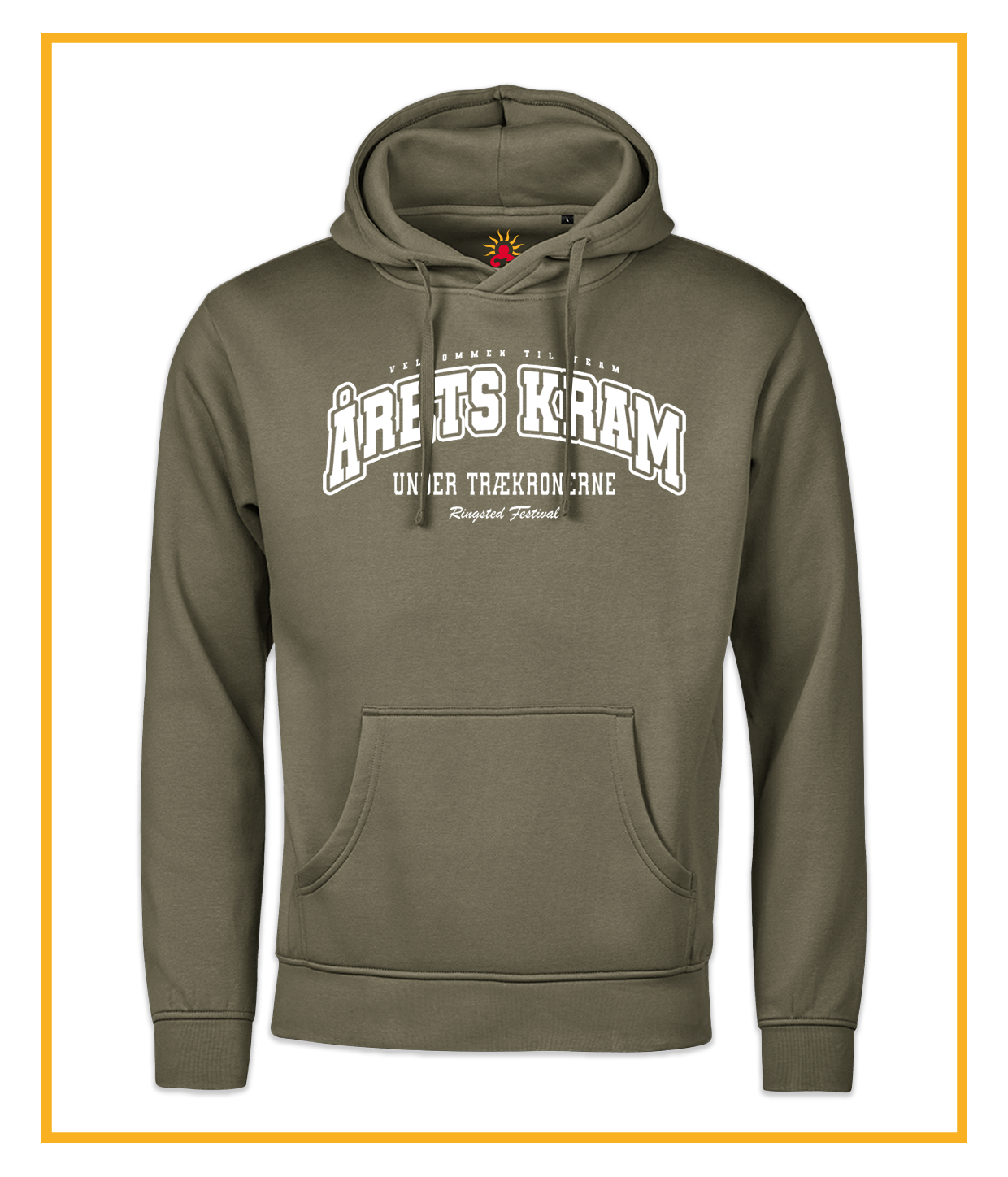 College, Green Hoodie