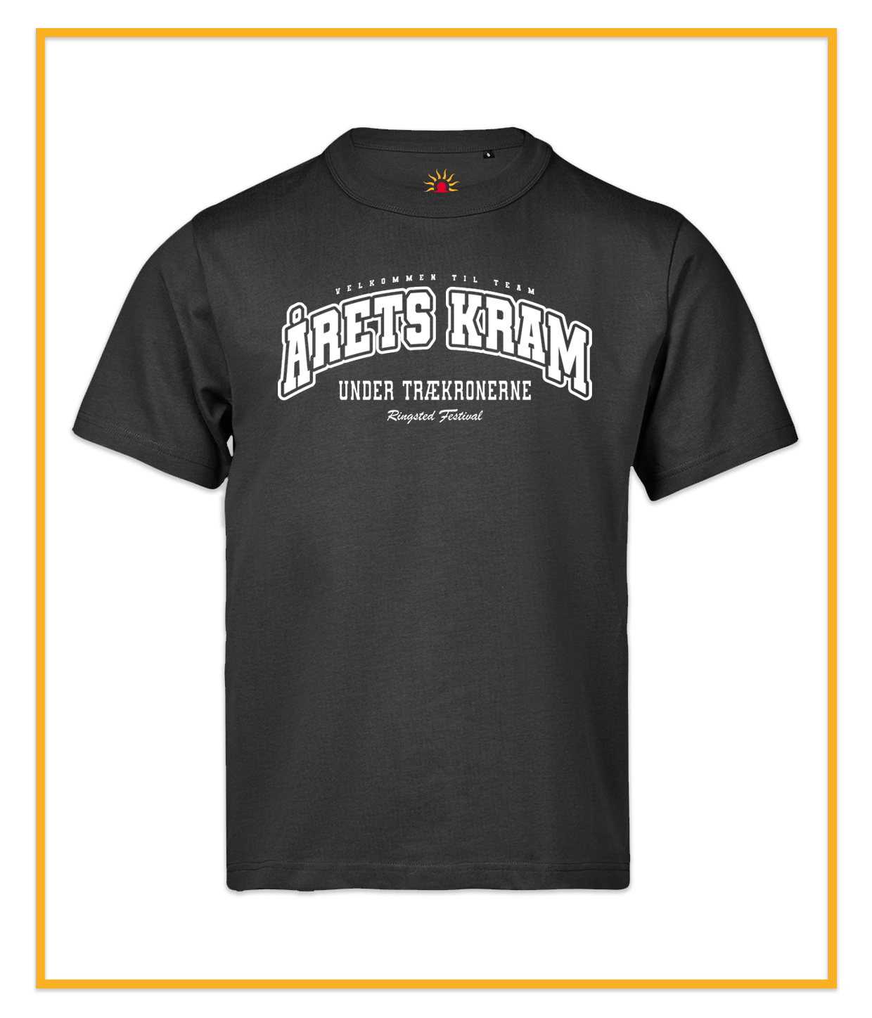 College, Black Loose Fit T-shirt