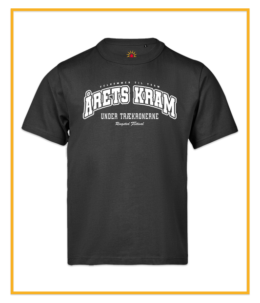 College, Black Loose Fit T-shirt