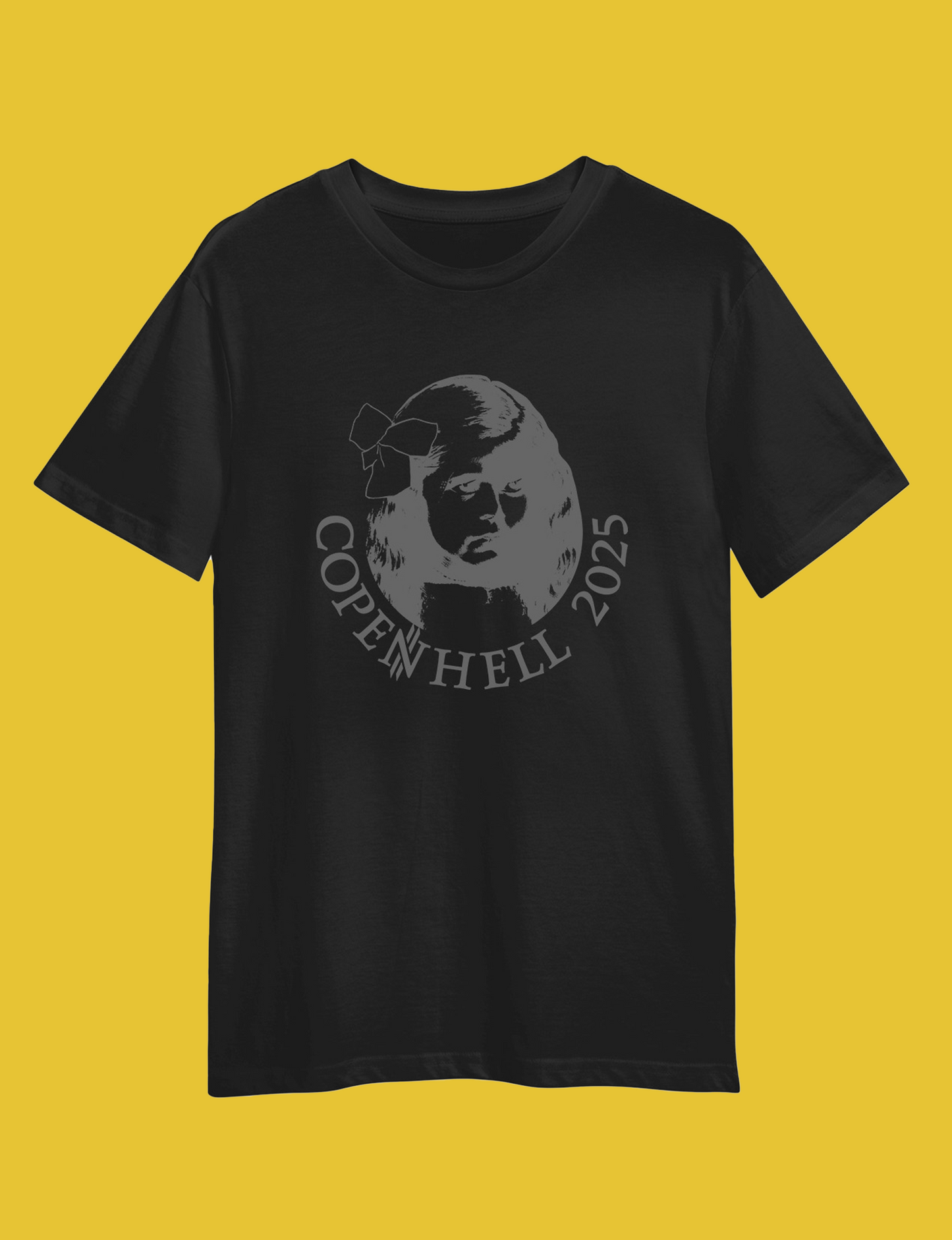 Copenhell Vintage, Gråt Print, T-shirt