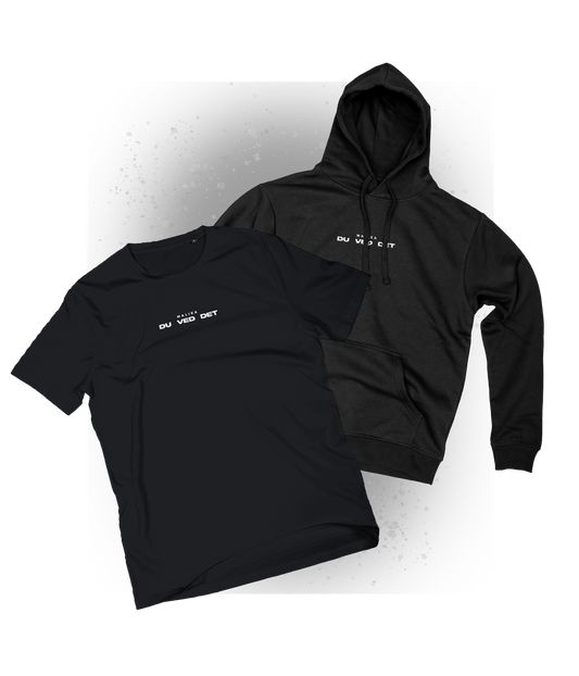 Malika, Du Ved Det, T-Shirt Og Hoodie Bundle