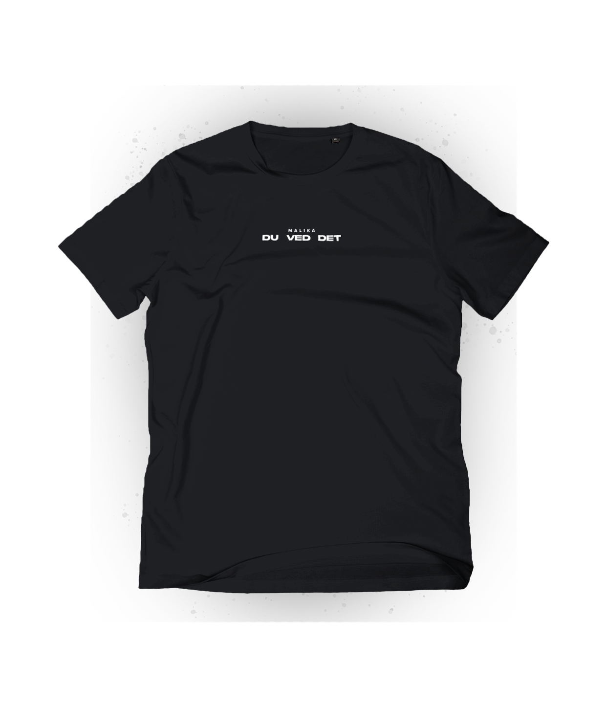 Malika, Du Ved Det, Sort T-Shirt