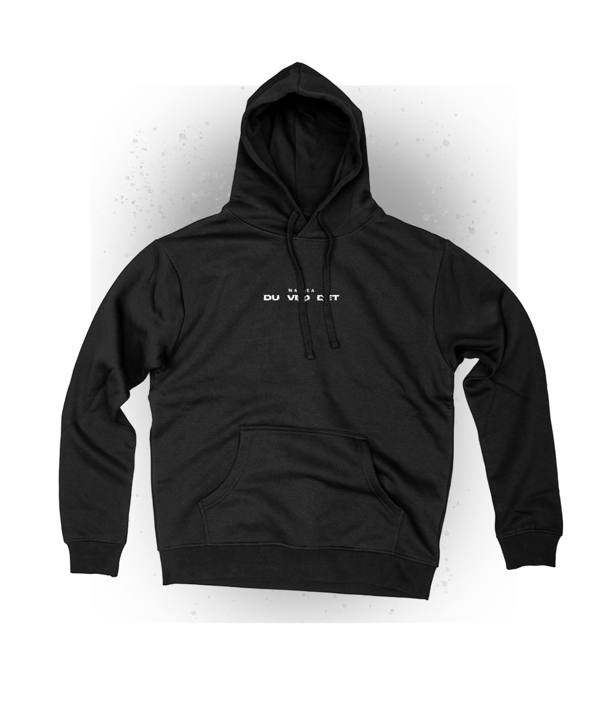Malika, Du ved det, Sort Hoodie