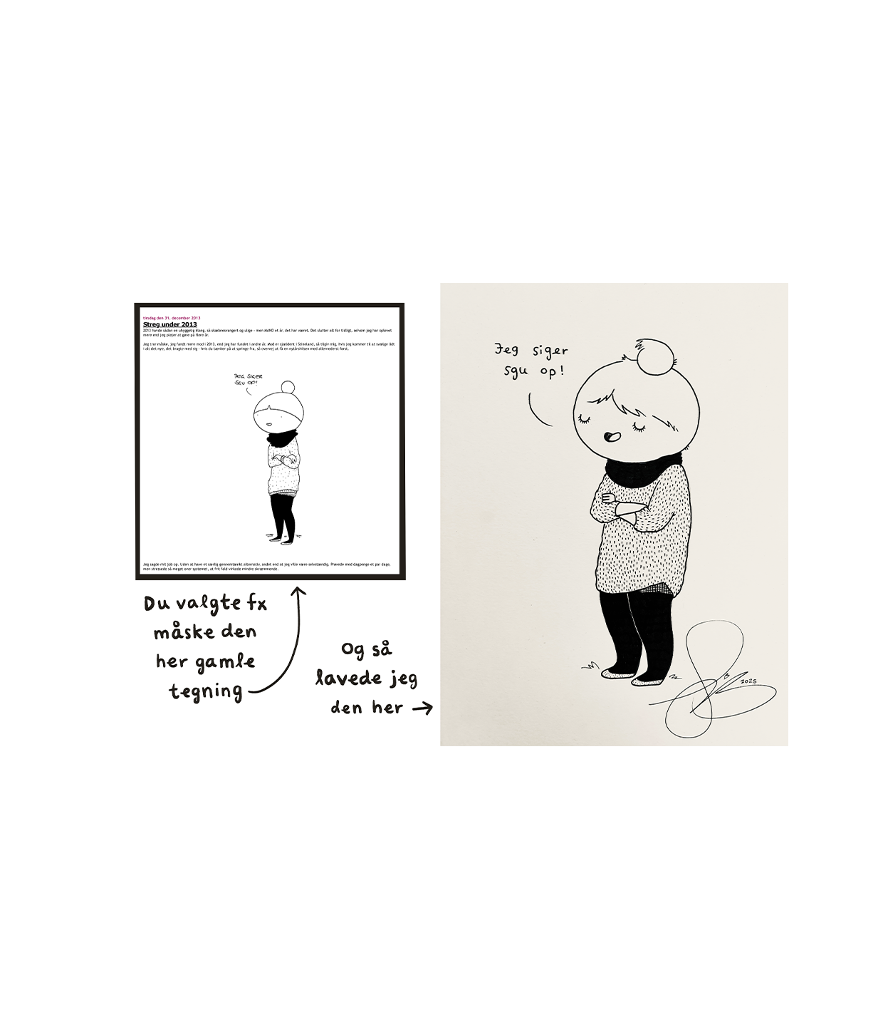 Original gentegning