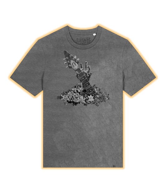 Guitar Hand, Vintage Grey T-shirt
