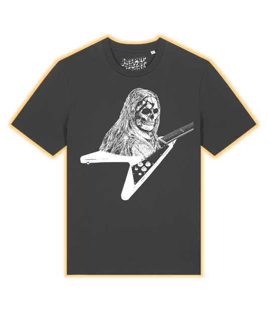 Guitar Head, Grey T-shirt