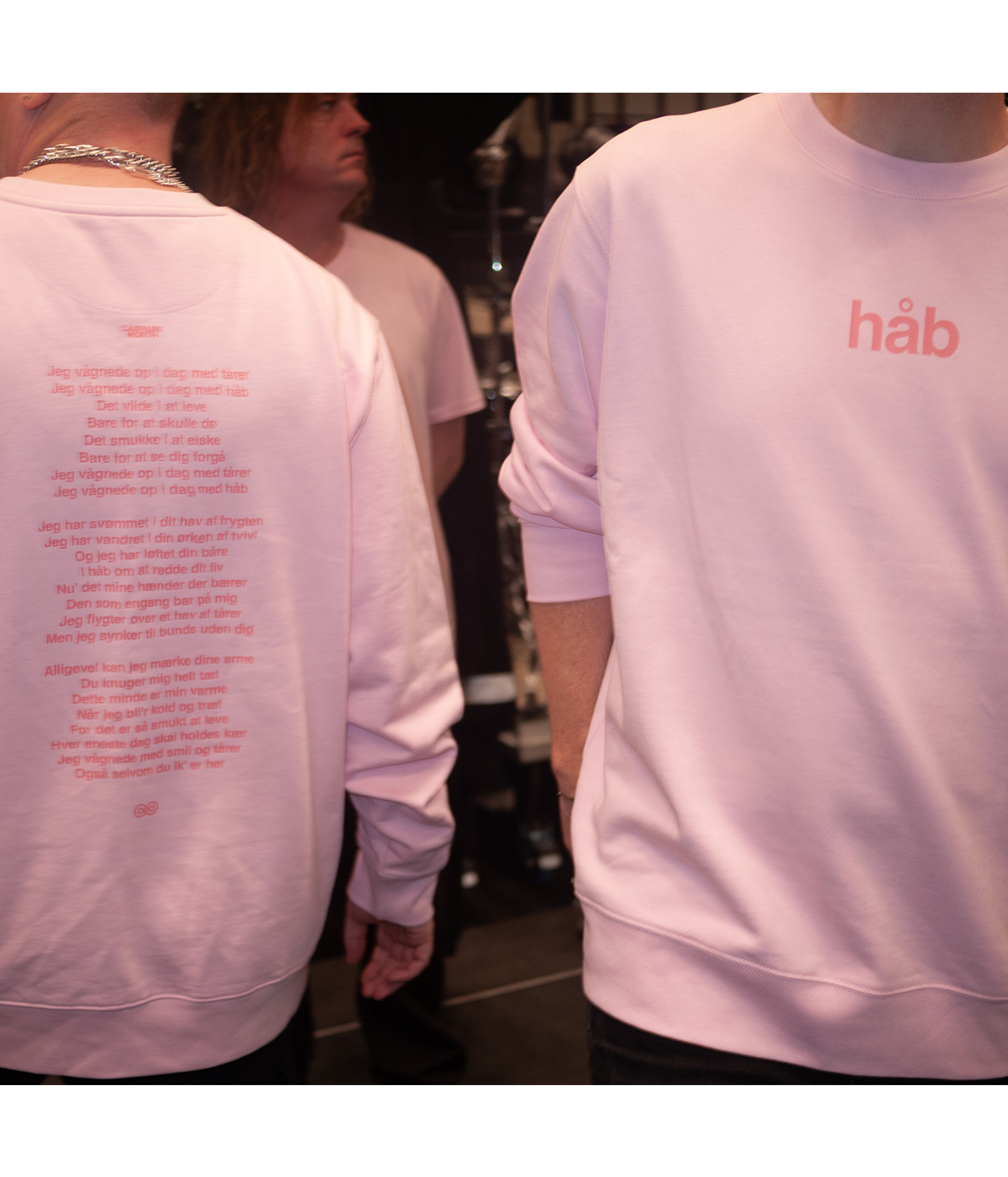Håb, Pink Unisex Sweatshirt [Carpark North x Kræftens Bekæmpelse]