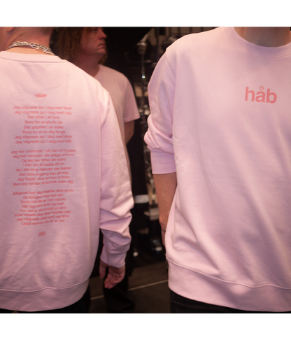 Håb, Pink Unisex Sweatshirt [Carpark North x Kræftens Bekæmpelse]
