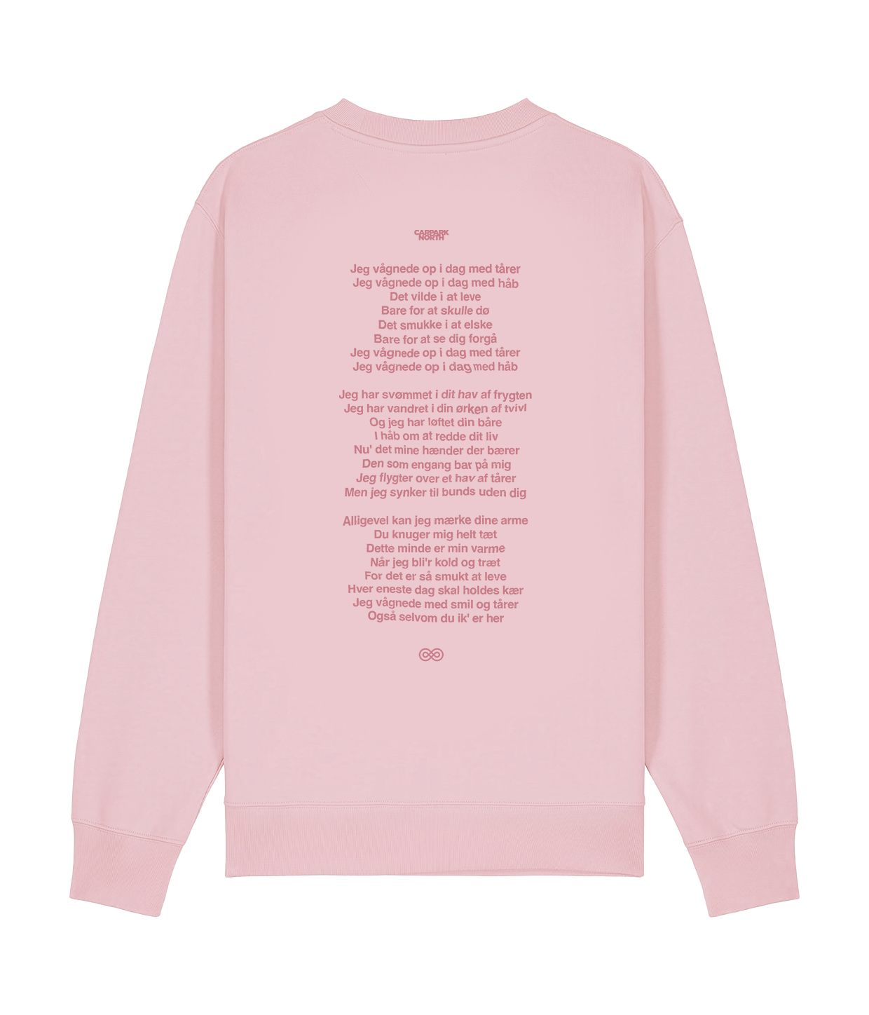 Håb, Pink Unisex Sweatshirt [Carpark North x Kræftens Bekæmpelse]