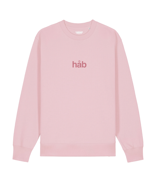Håb, Pink Unisex Sweatshirt [Carpark North x Kræftens Bekæmpelse]