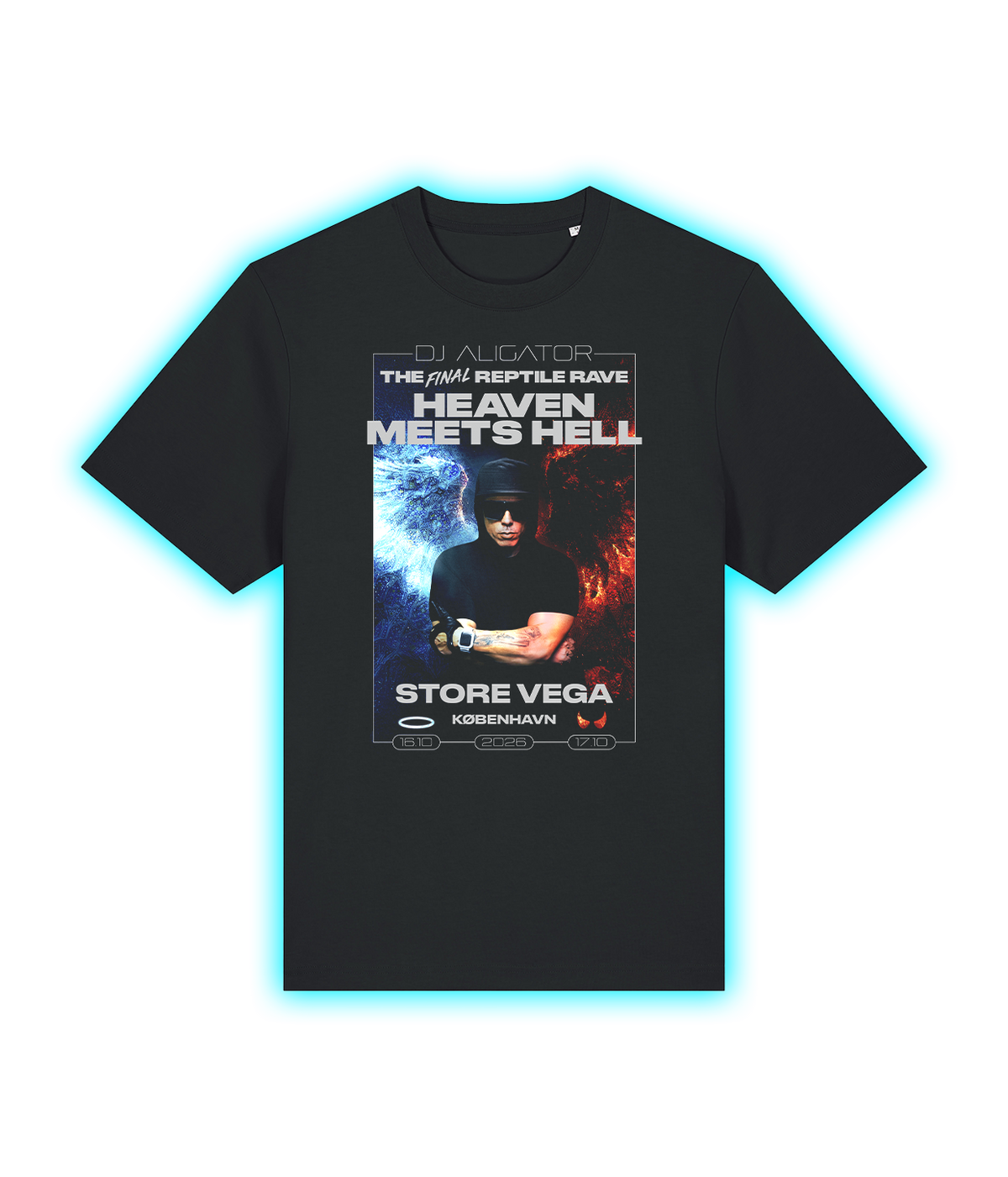 Heaven Meets Hell - Final Rave, Black T-shirt