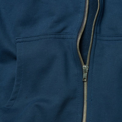 ZIP HOODIE (BLÅ)
