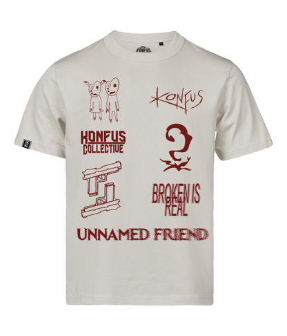 Icons, Off White Loose Fit T-shirt