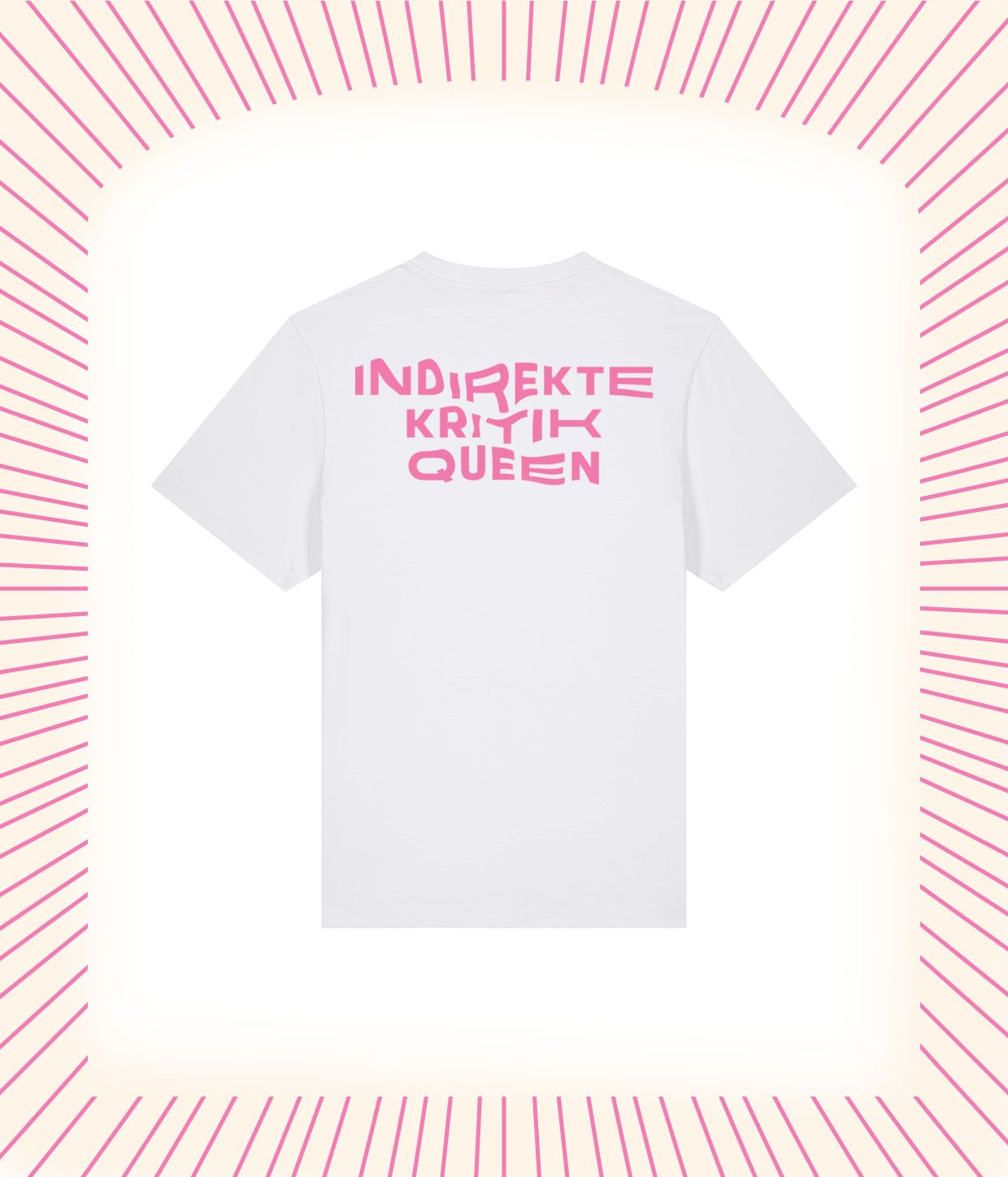 Indirekte Kritik Queen Hvid T-shirt