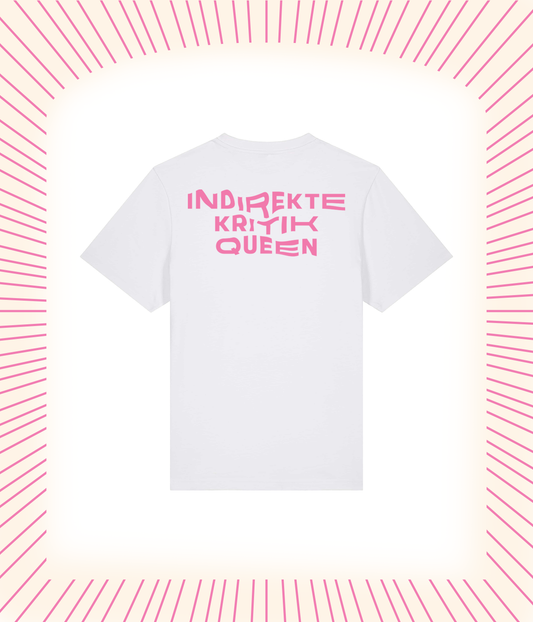 Indirekte Kritik Queen Hvid T-shirt