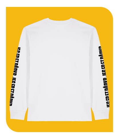 Jeg er et dådyr, Hvid Longsleeve