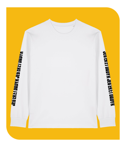 Jeg er et dådyr, Hvid Longsleeve