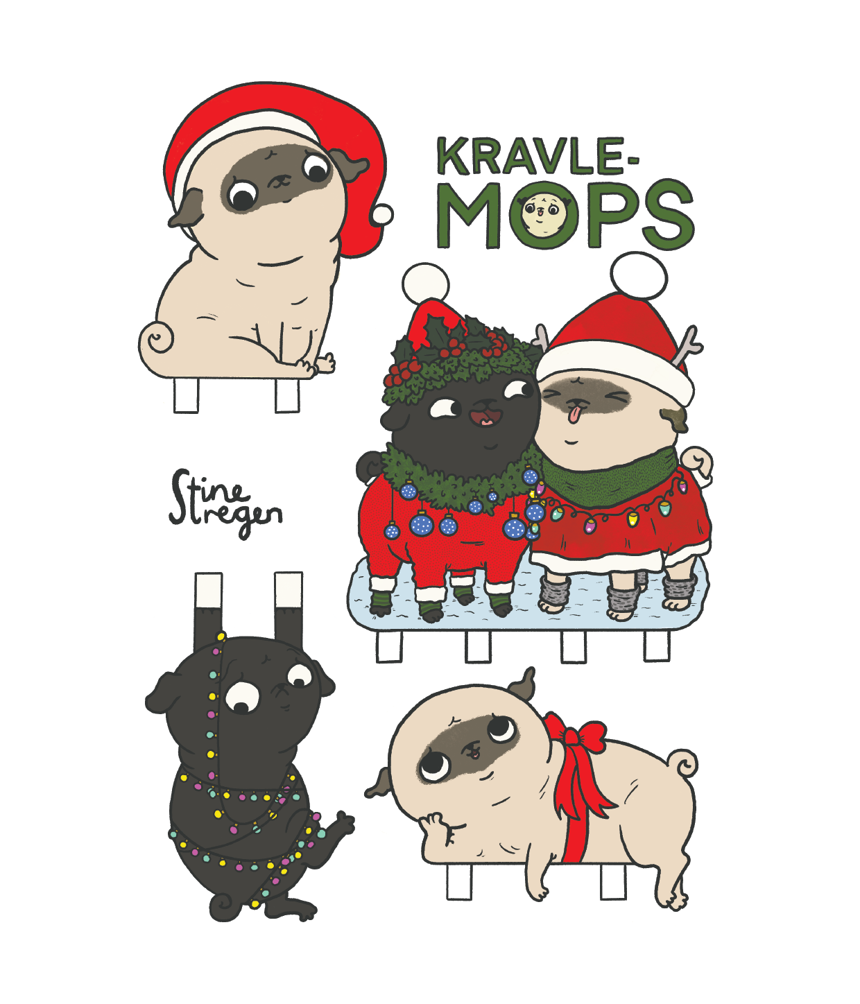 Kravlemopser i farver