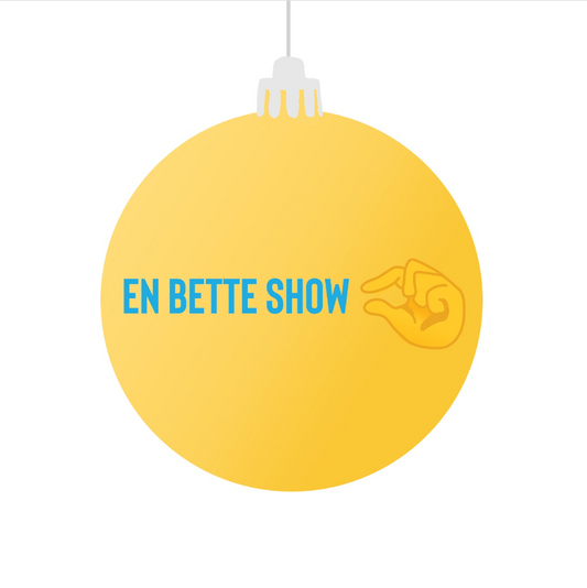 En Bette Show Julekugle