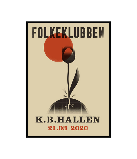 K.B. Hallen, A2 Plakat, Offset-tryk