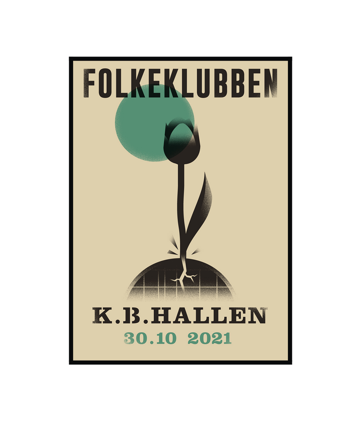 K.B. Hallen 2021, Offset-tryk, A2 poster