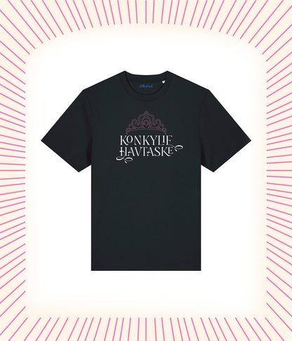 Konkylie Havtaske Sort T-shirt