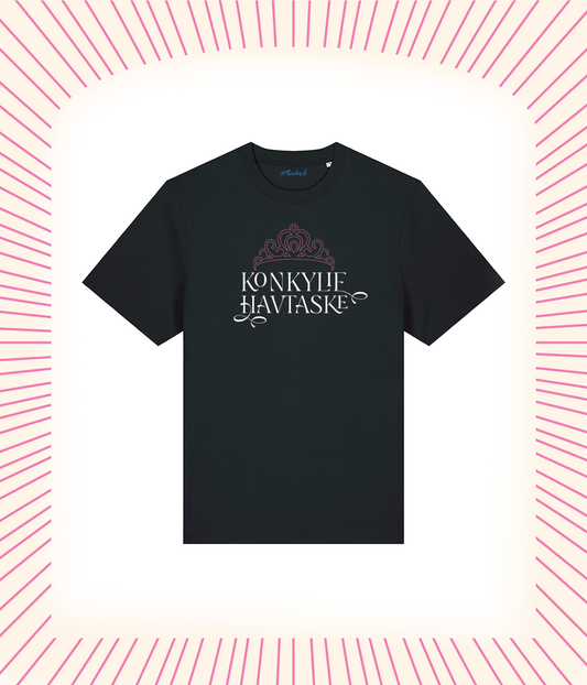 Konkylie Havtaske Sort T-shirt