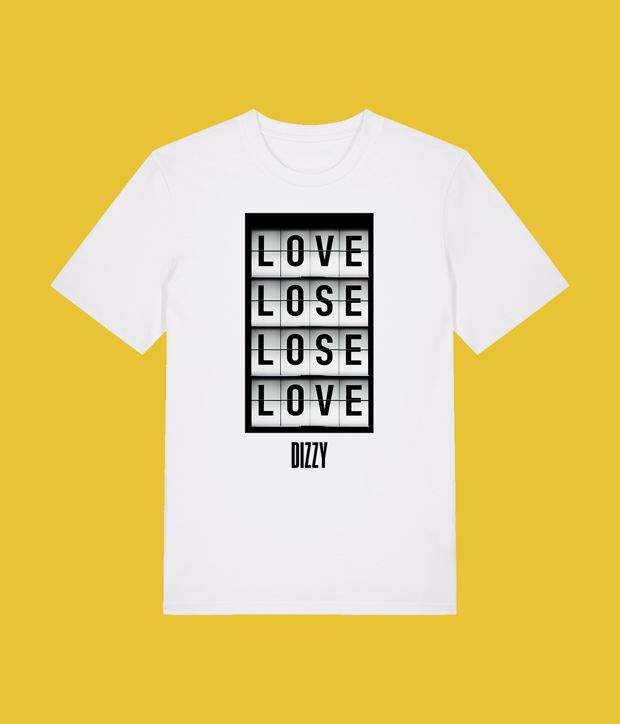 LOVE/LOSE, White T-shirt