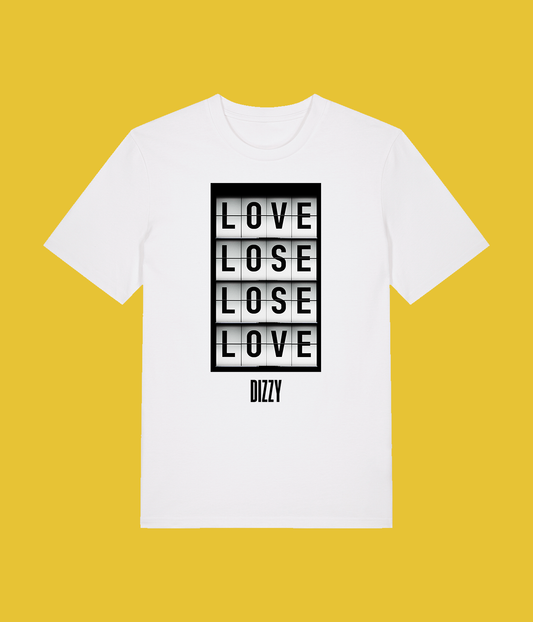 LOVE/LOSE, White T-shirt