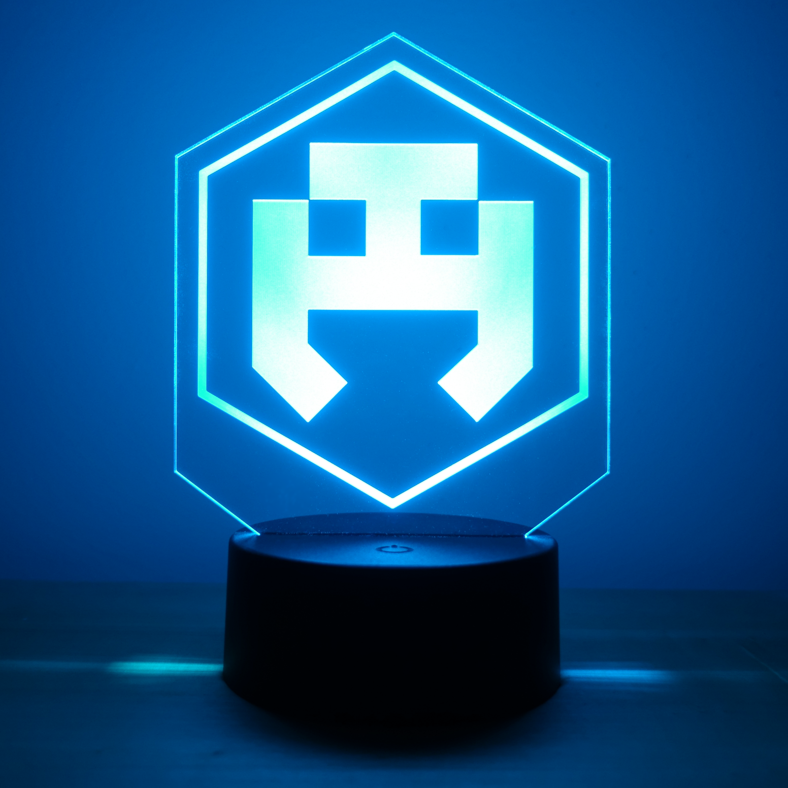 Logo, Lampe m. RGB-Lys