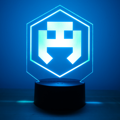 Logo, Lampe m. RGB-Lys