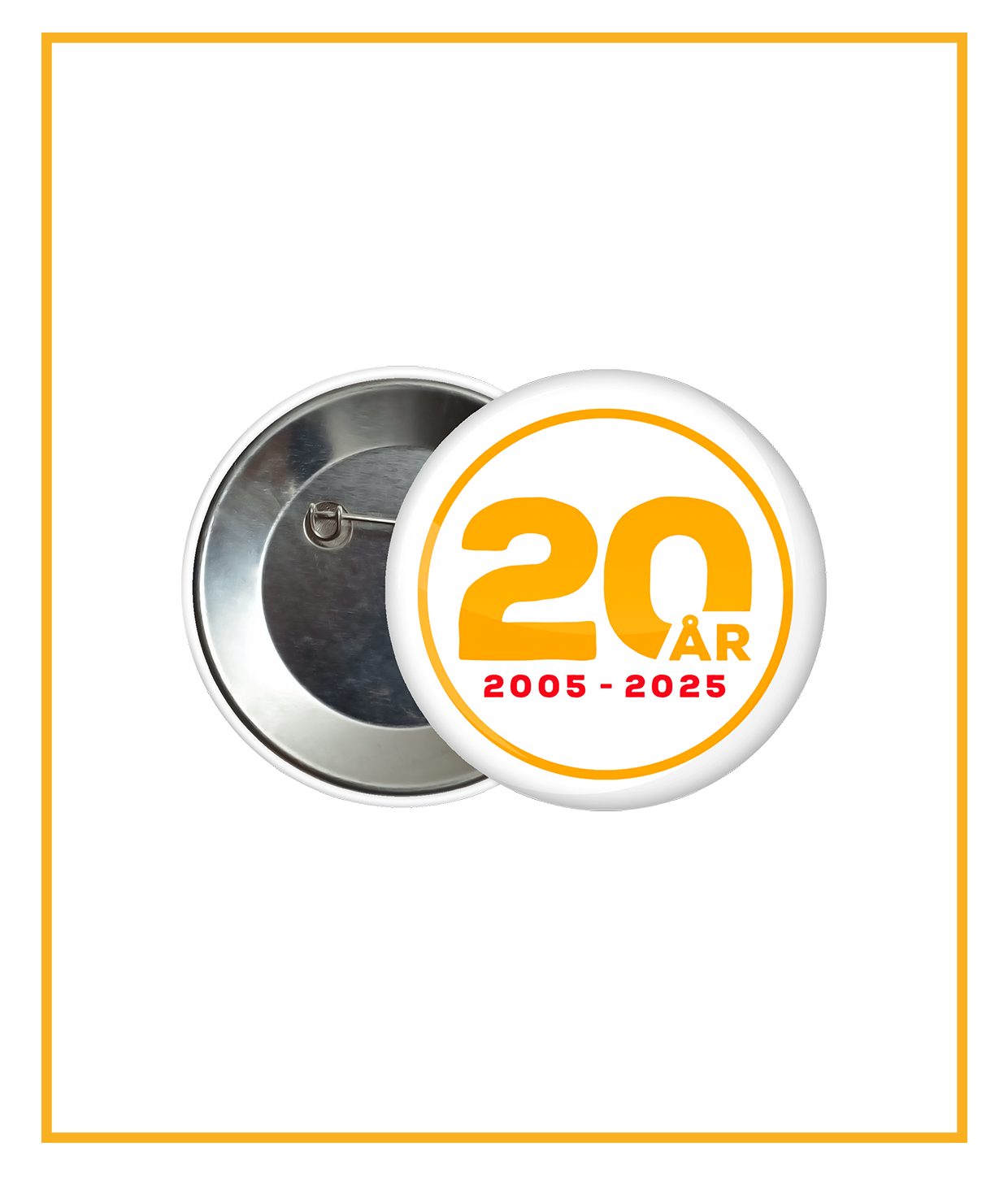 20 Års, White Badge