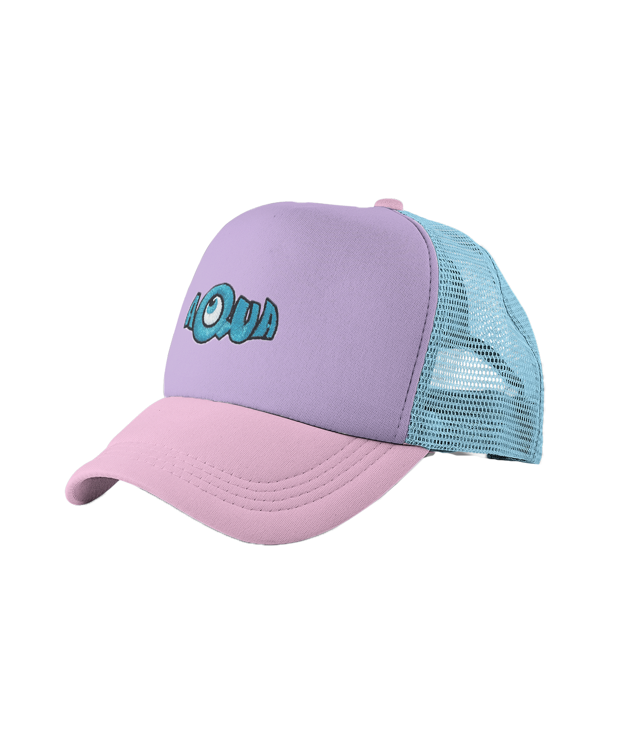 Logo, Embroidered Pink Cap